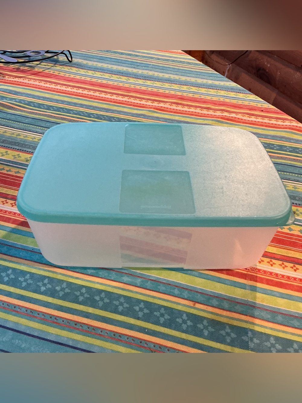 Tupperware Freezer Mates Rectangular Container- 1.5 liters/6.5 cups